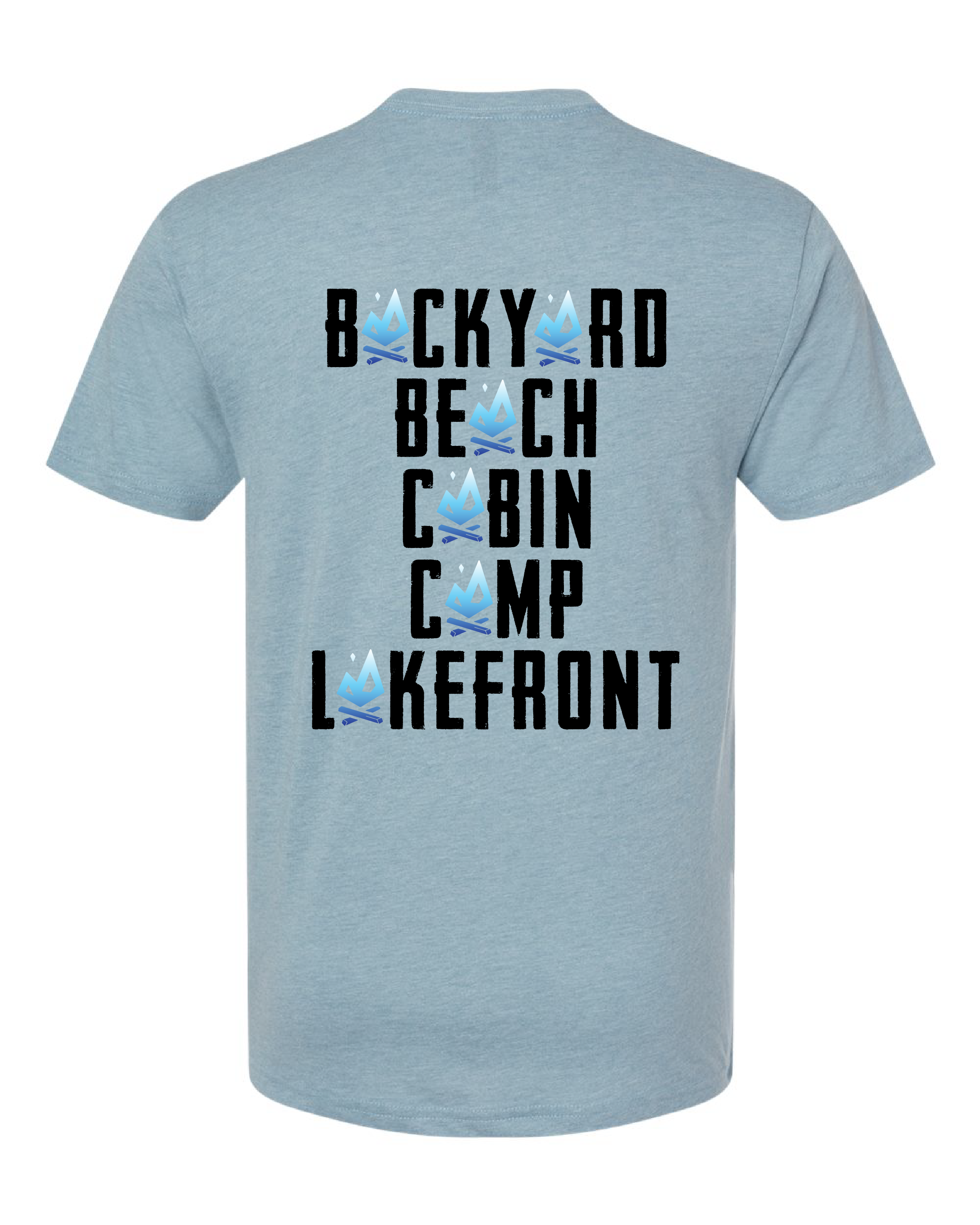 Backyard Beach Cabin Camp Lakefront TEE