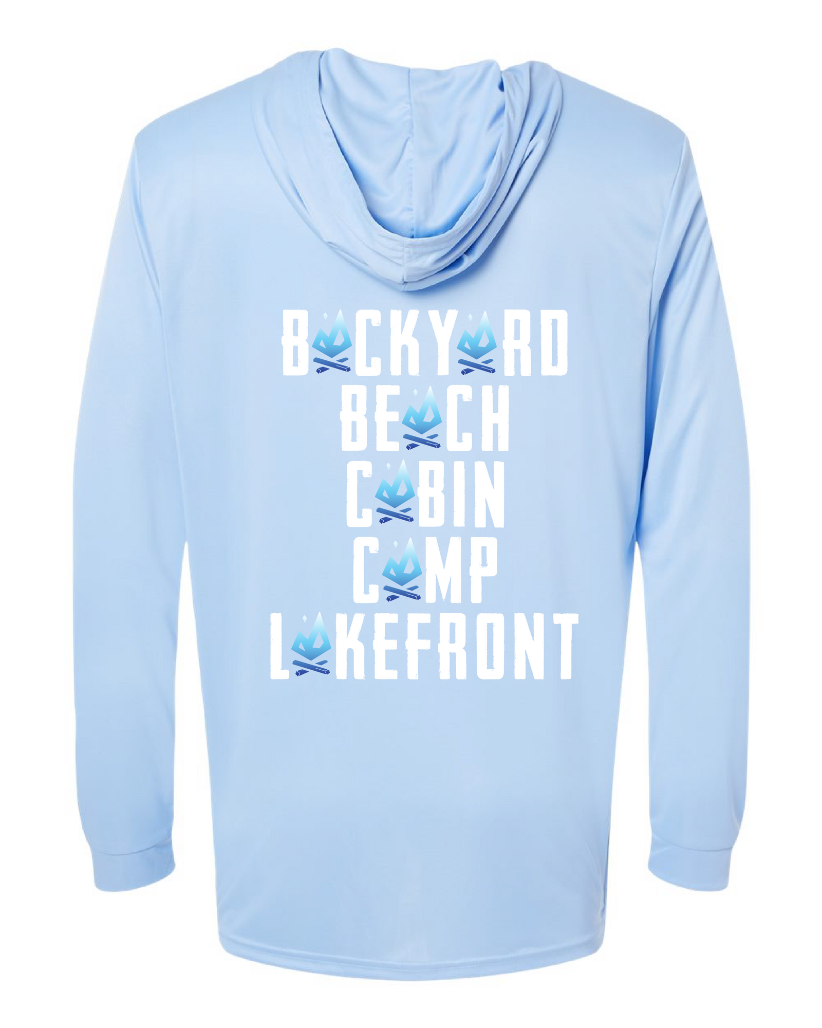 Backyard Camp Longsleeve Hoodie