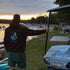 Split Early Fire Back Hoodie