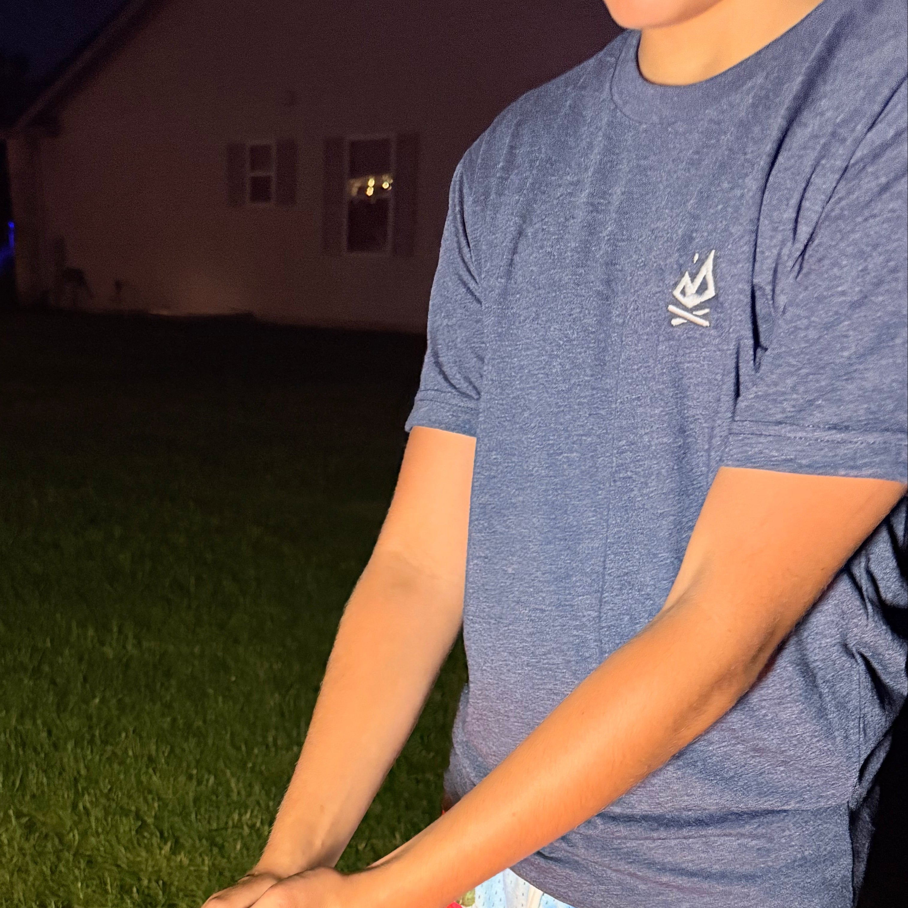 Embroidered Fire Logo Tee All Day Fire Outfitters