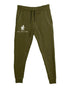 White ADF Logo Mens Joggers