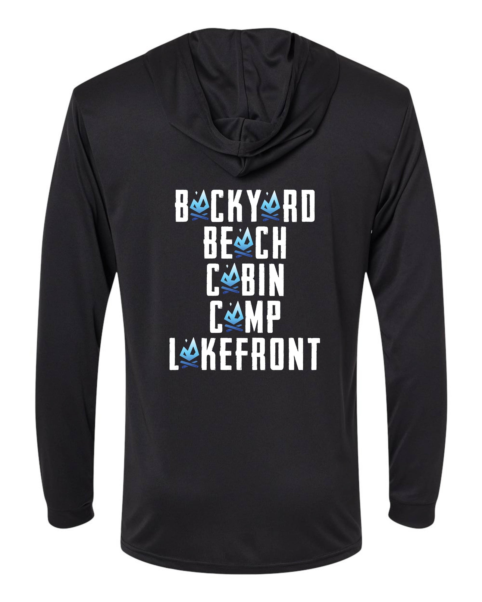 Backyard Camp Longsleeve Hoodie