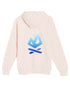 Split Early Fire Back Hoodie