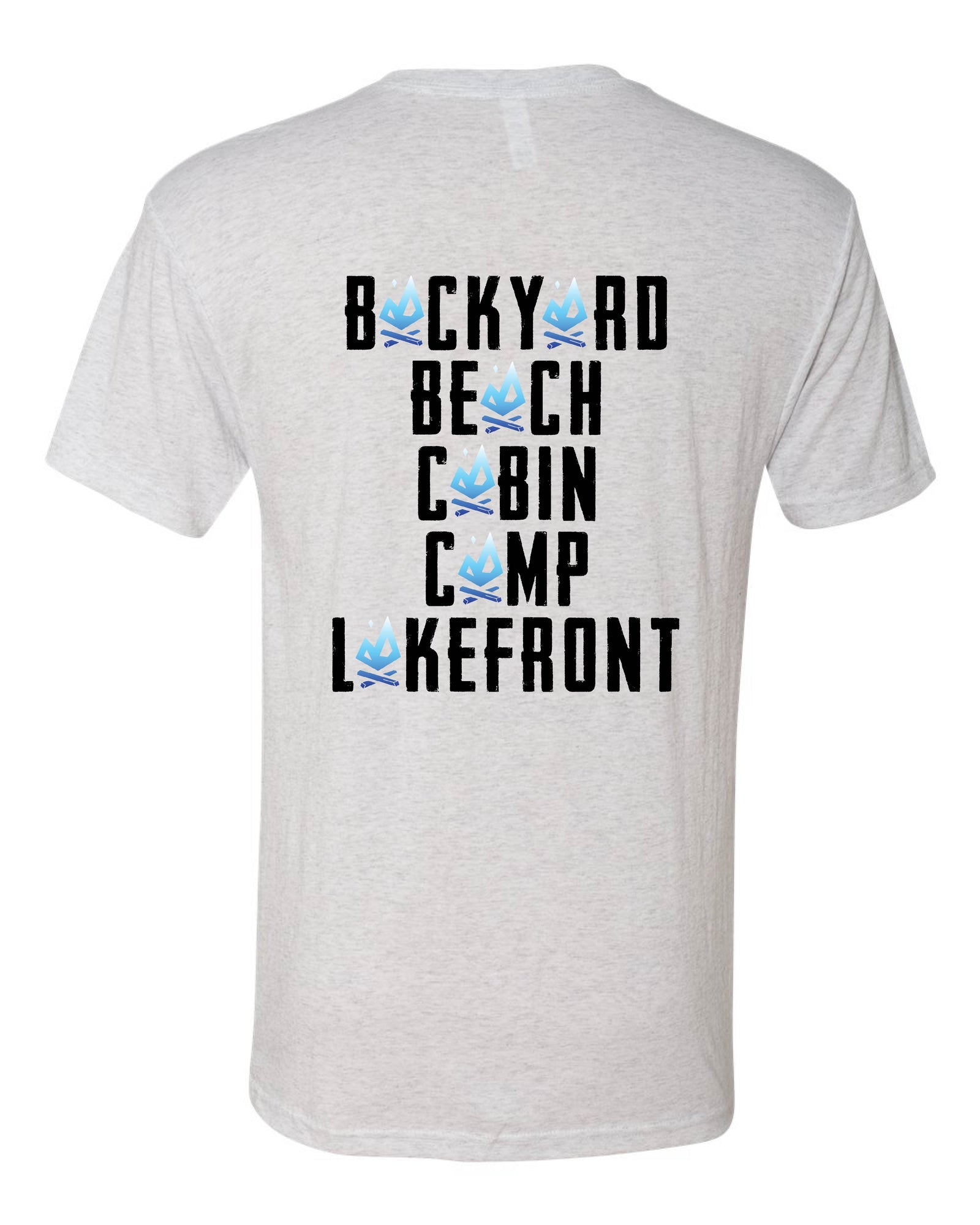 Backyard Beach Cabin Camp Lakefront TEE
