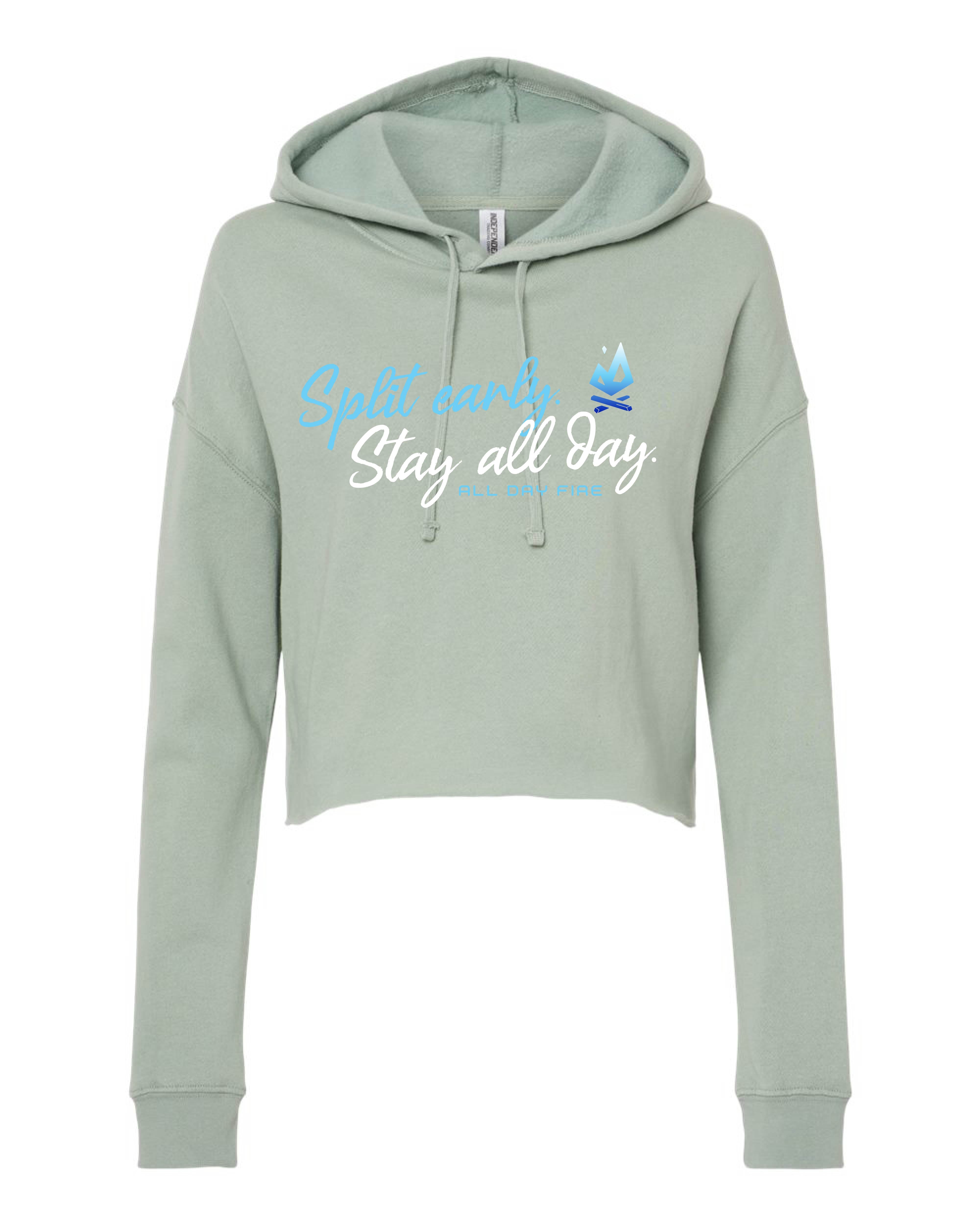 Split Early Crop Hoodie