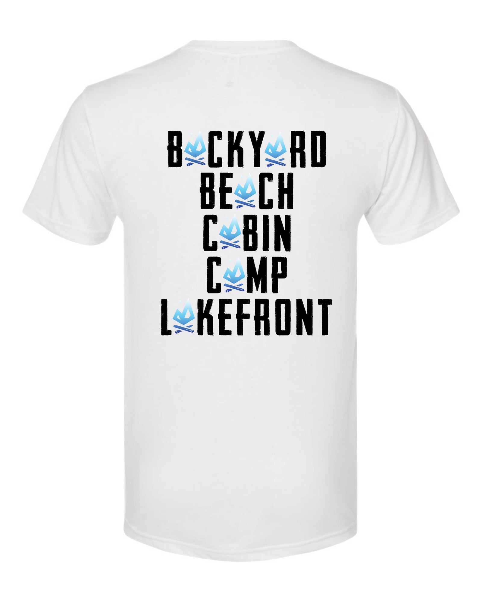 Backyard Beach Cabin Camp Lakefront TEE